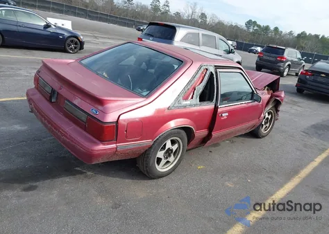 1993 Ford Mustang Lx из США, поврежденный, VIN 1FACP41M9PF126971